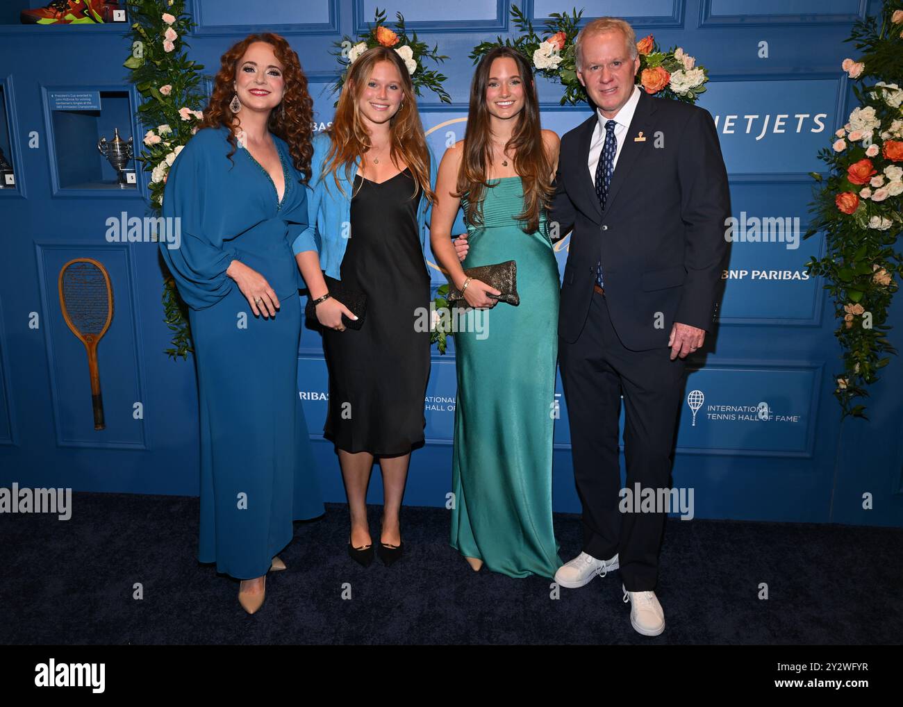Melissa McEnroe, Patrick McEnroe and family Stock Photo - Alamy