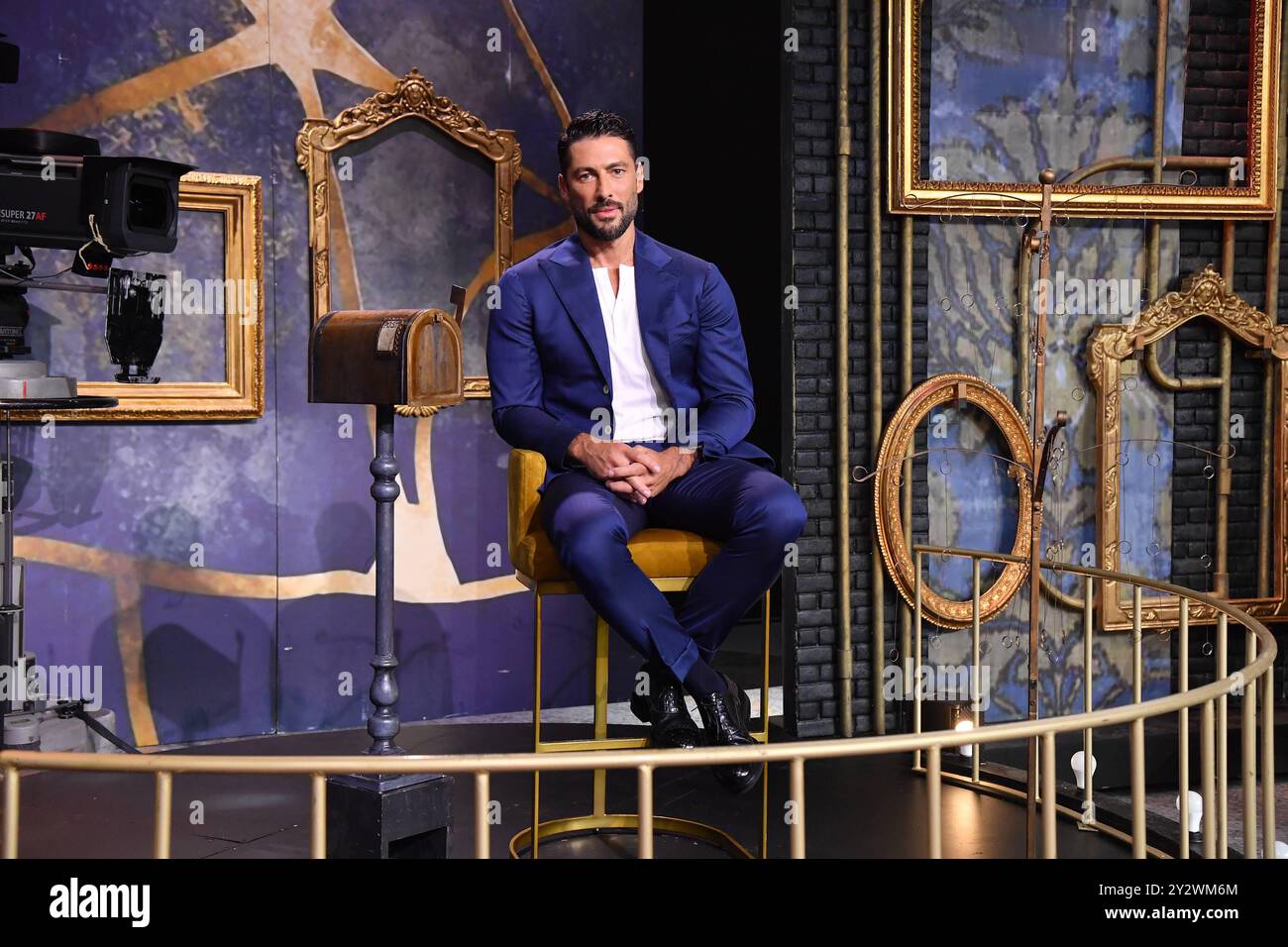 Rome: Rai Studios ex Dear. Transmission Ciao Maschio. In the photo ...