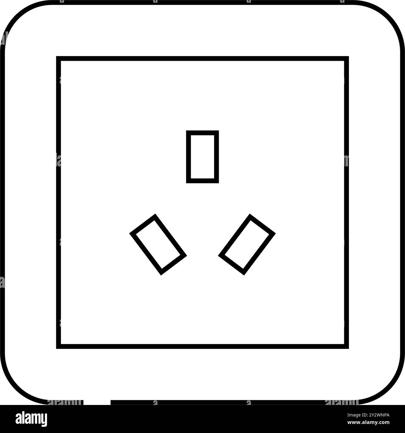 australia socket line icon vector illustration Stock Vector Image & Art ...