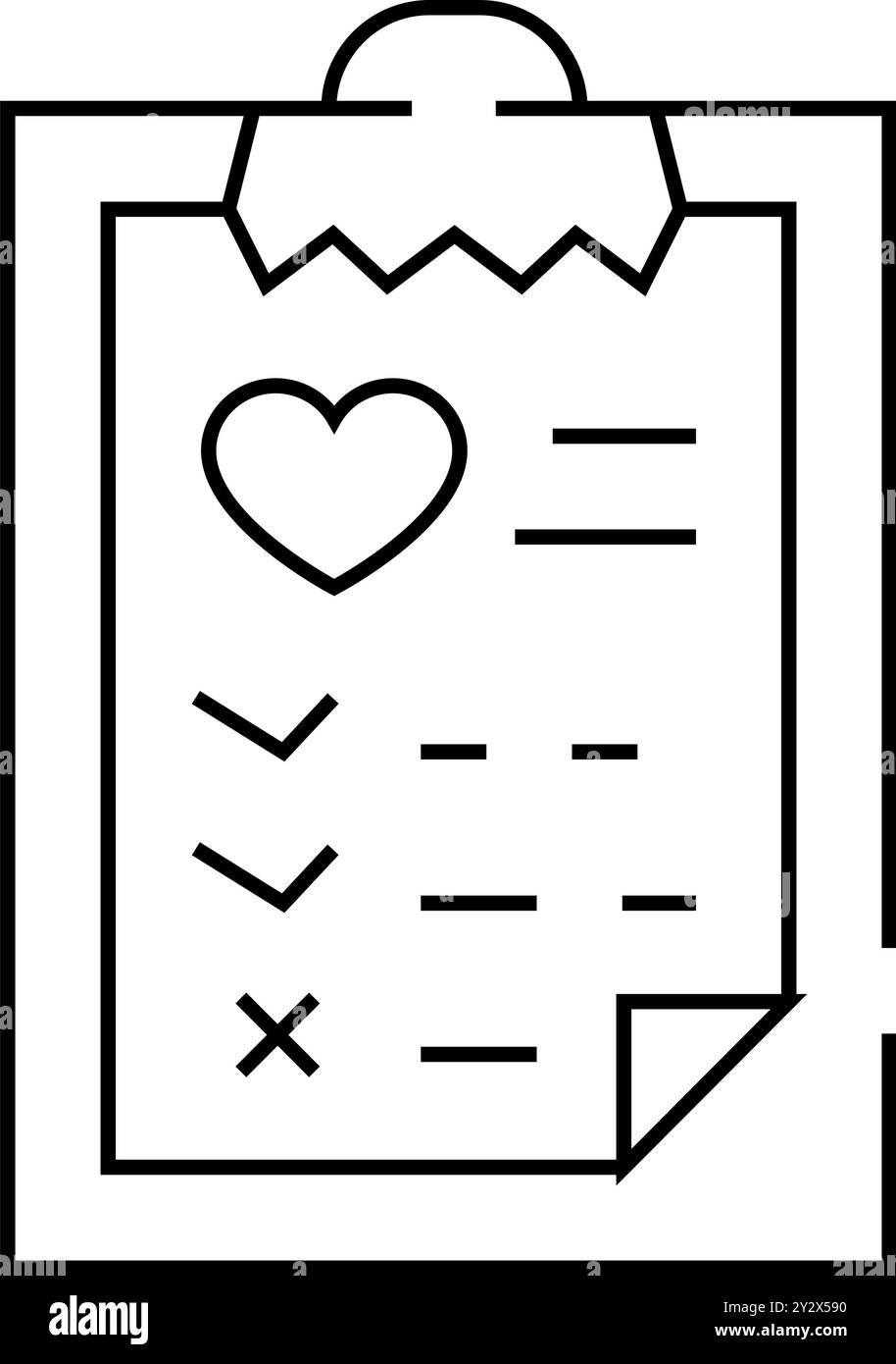 health list line icon vector illustration sign Stock Vector Image & Art ...