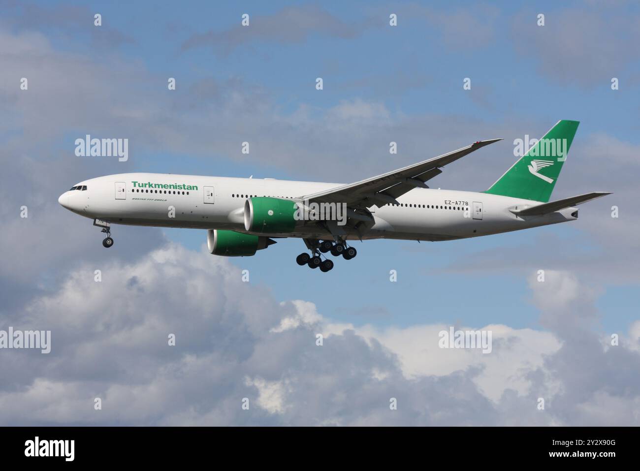 Turkmenistan Airlines Boeing 777 200 LR at Istanbul Ataturk
