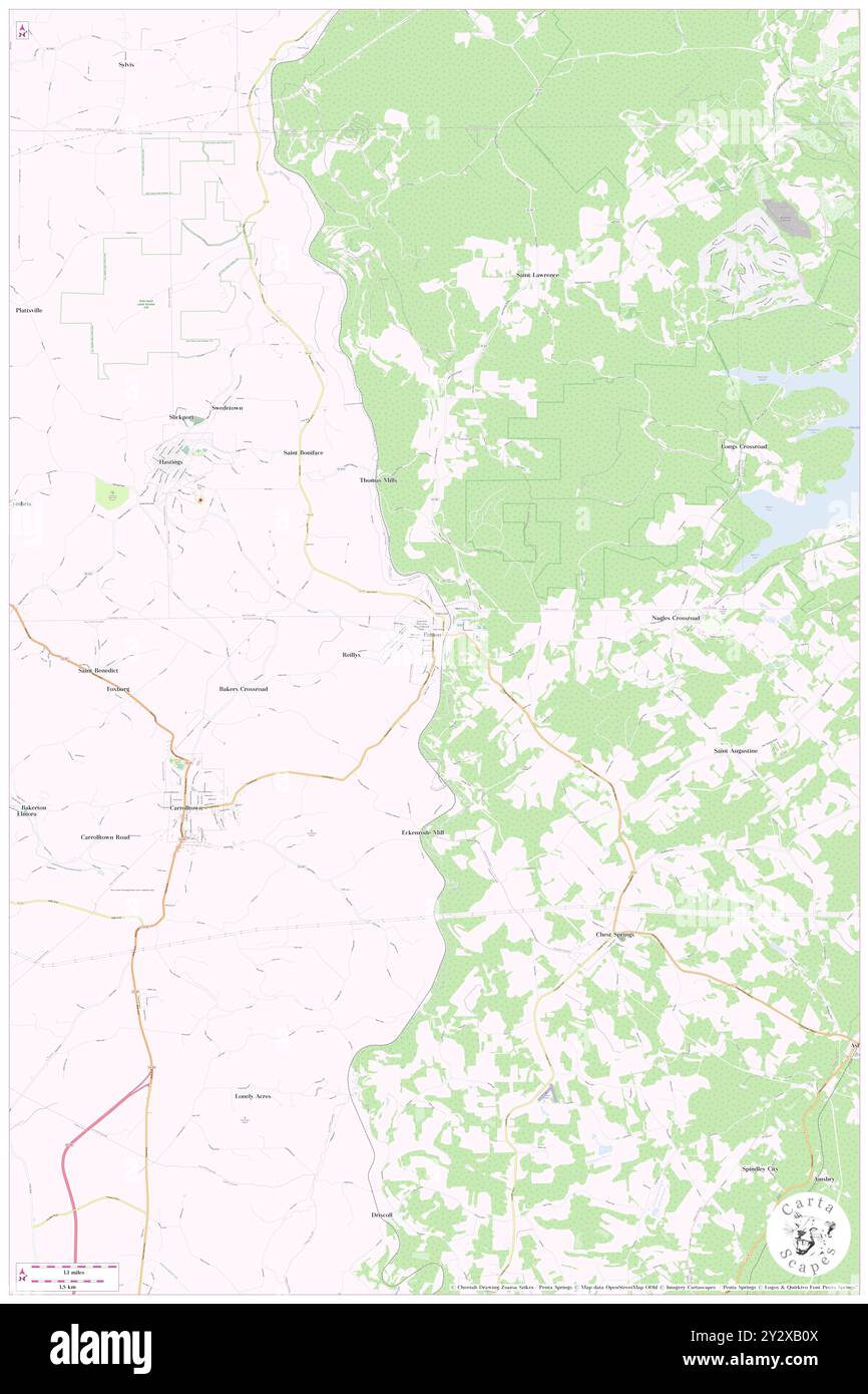 Patton, Cambria County, US, United States, Pennsylvania, N 40 38' 2'', S 78 39' 1'', map, Cartascapes Map published in 2024. Explore Cartascapes, a map revealing Earth's diverse landscapes, cultures, and ecosystems. Journey through time and space, discovering the interconnectedness of our planet's past, present, and future. Stock Photo