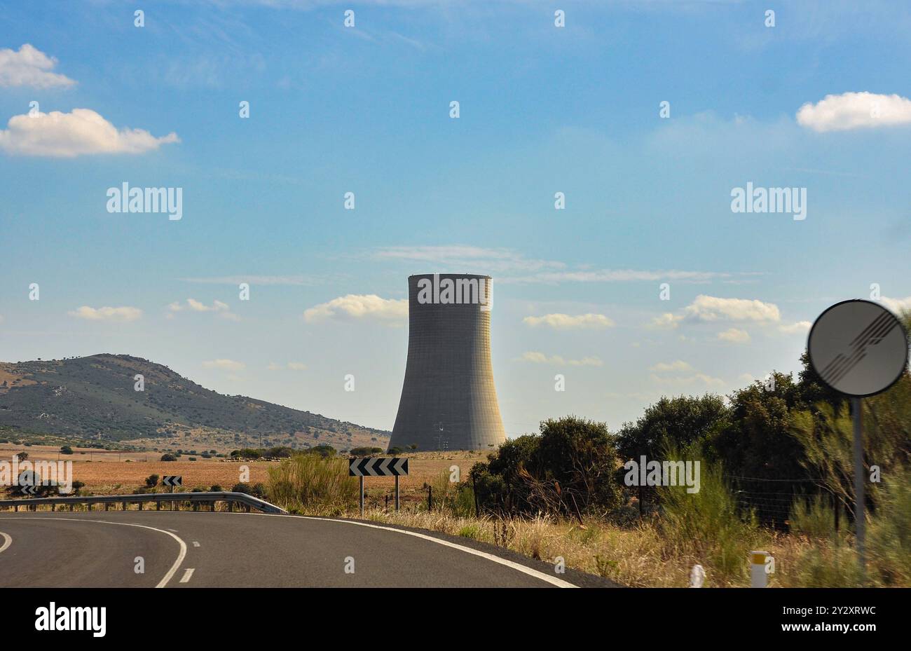 A landscape that will never be seen again in Puertollano: Elcogas, the former combined cycle gasification plant Stock Photo