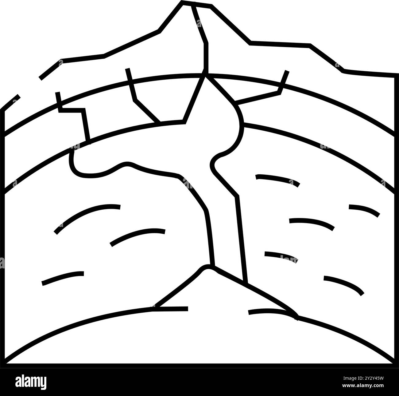 Formation of volcanoes Cut Out Stock Images & Pictures - Alamy