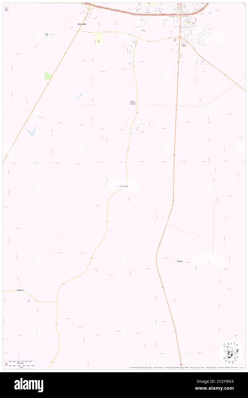 Tazewell, Hopkins County, US, United States, Texas, N 33 3' 24'', S 95 37' 11'', map, Cartascapes Map published in 2024. Explore Cartascapes, a map revealing Earth's diverse landscapes, cultures, and ecosystems. Journey through time and space, discovering the interconnectedness of our planet's past, present, and future. Stock Photo