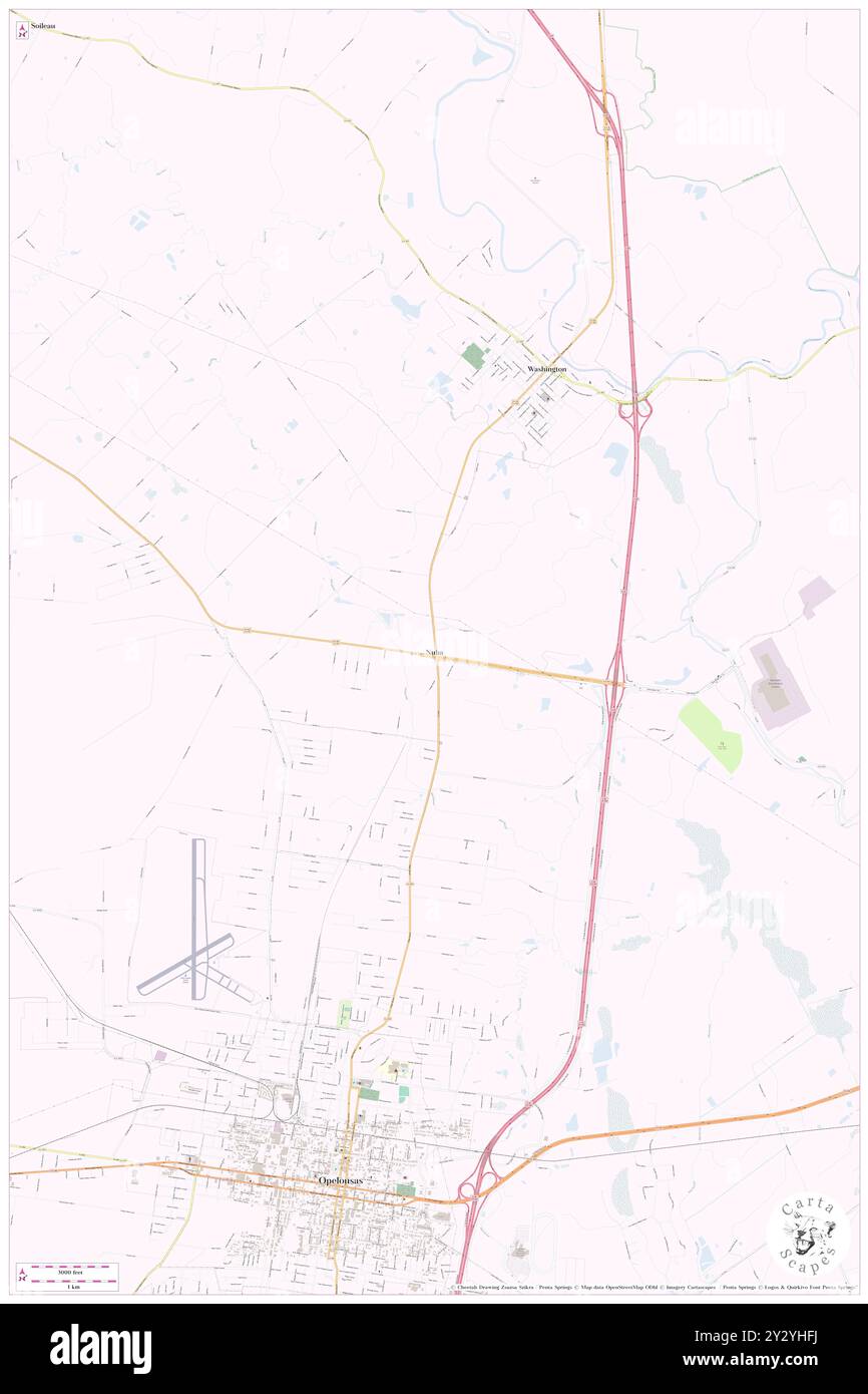 Nuba, Saint Landry Parish, US, United States, Louisiana, N 30 35' 14'', S 92 4' 13'', map, Cartascapes Map published in 2024. Explore Cartascapes, a map revealing Earth's diverse landscapes, cultures, and ecosystems. Journey through time and space, discovering the interconnectedness of our planet's past, present, and future. Stock Photo