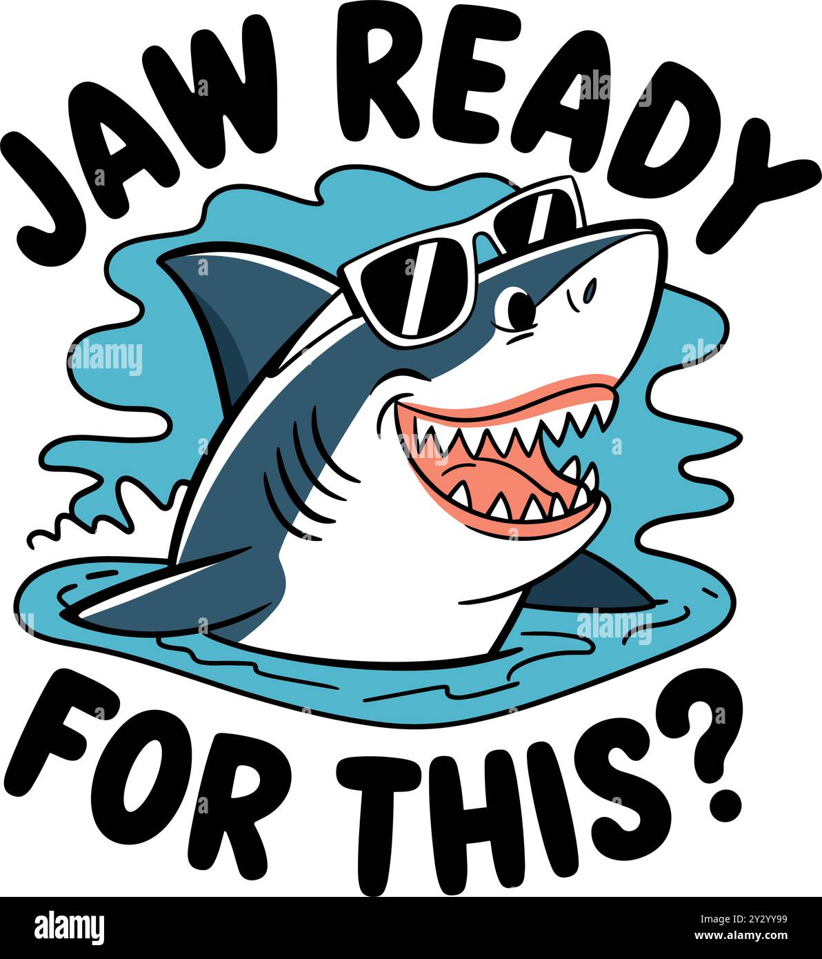 Jaw Ready For This Stock Vector Image & Art - Alamy