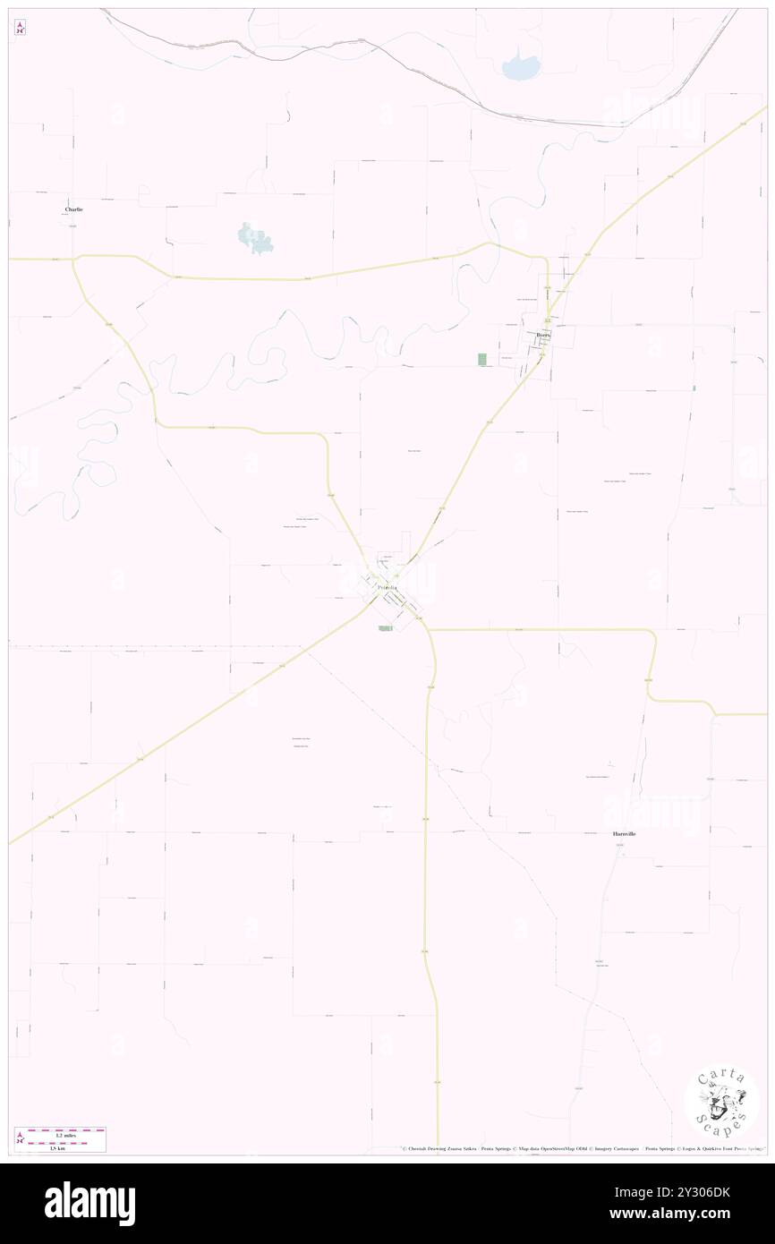 Petrolia, Clay County, US, United States, Texas, N 34 0' 47'', S 98 13' 56'', map, Cartascapes Map published in 2024. Explore Cartascapes, a map revealing Earth's diverse landscapes, cultures, and ecosystems. Journey through time and space, discovering the interconnectedness of our planet's past, present, and future. Stock Photo