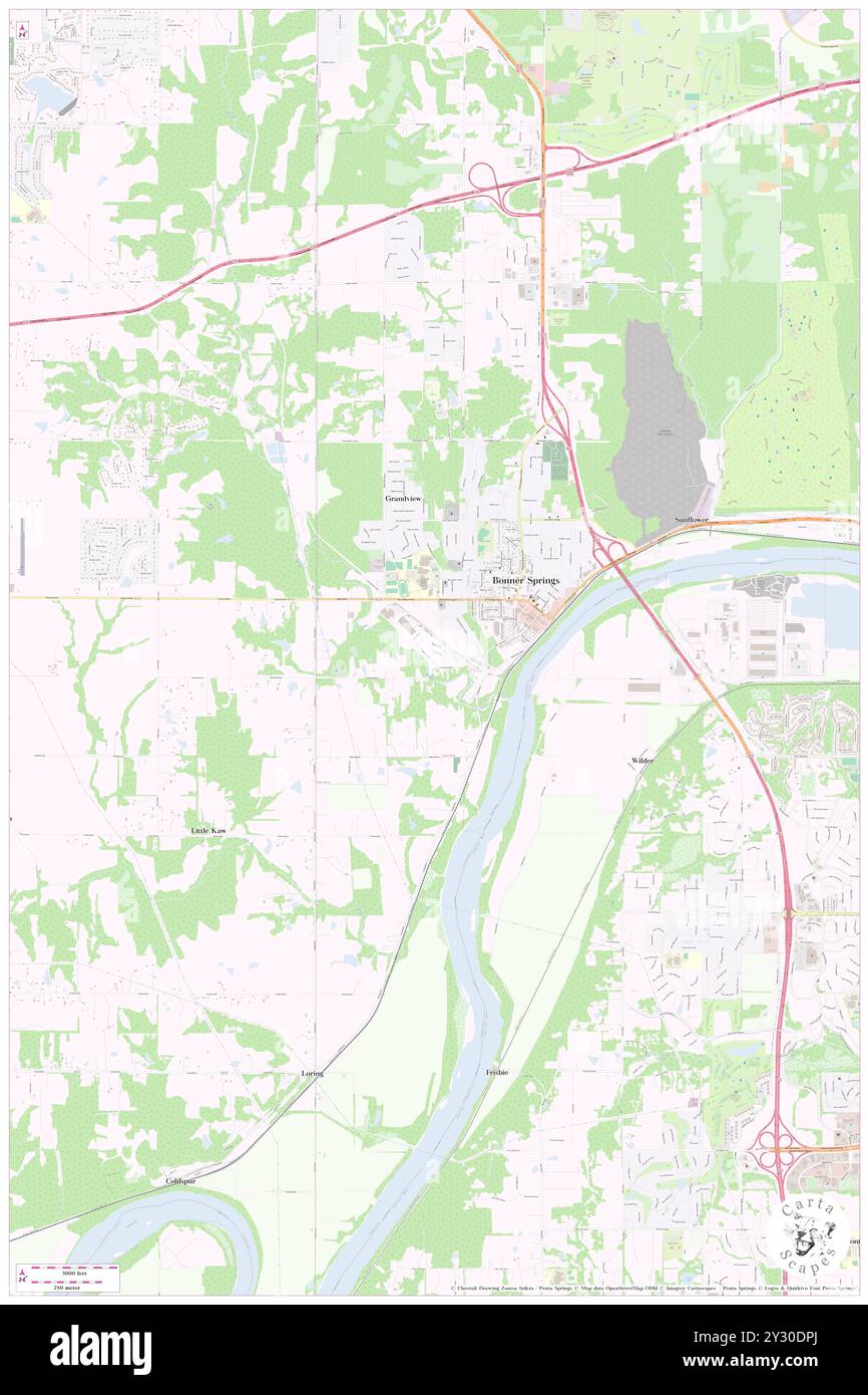 Bonner Springs Estates Mobile Home Park, Wyandotte County, US, United States, Kansas, N 39 3' 10'', S 94 53' 40'', map, Cartascapes Map published in 2024. Explore Cartascapes, a map revealing Earth's diverse landscapes, cultures, and ecosystems. Journey through time and space, discovering the interconnectedness of our planet's past, present, and future. Stock Photo