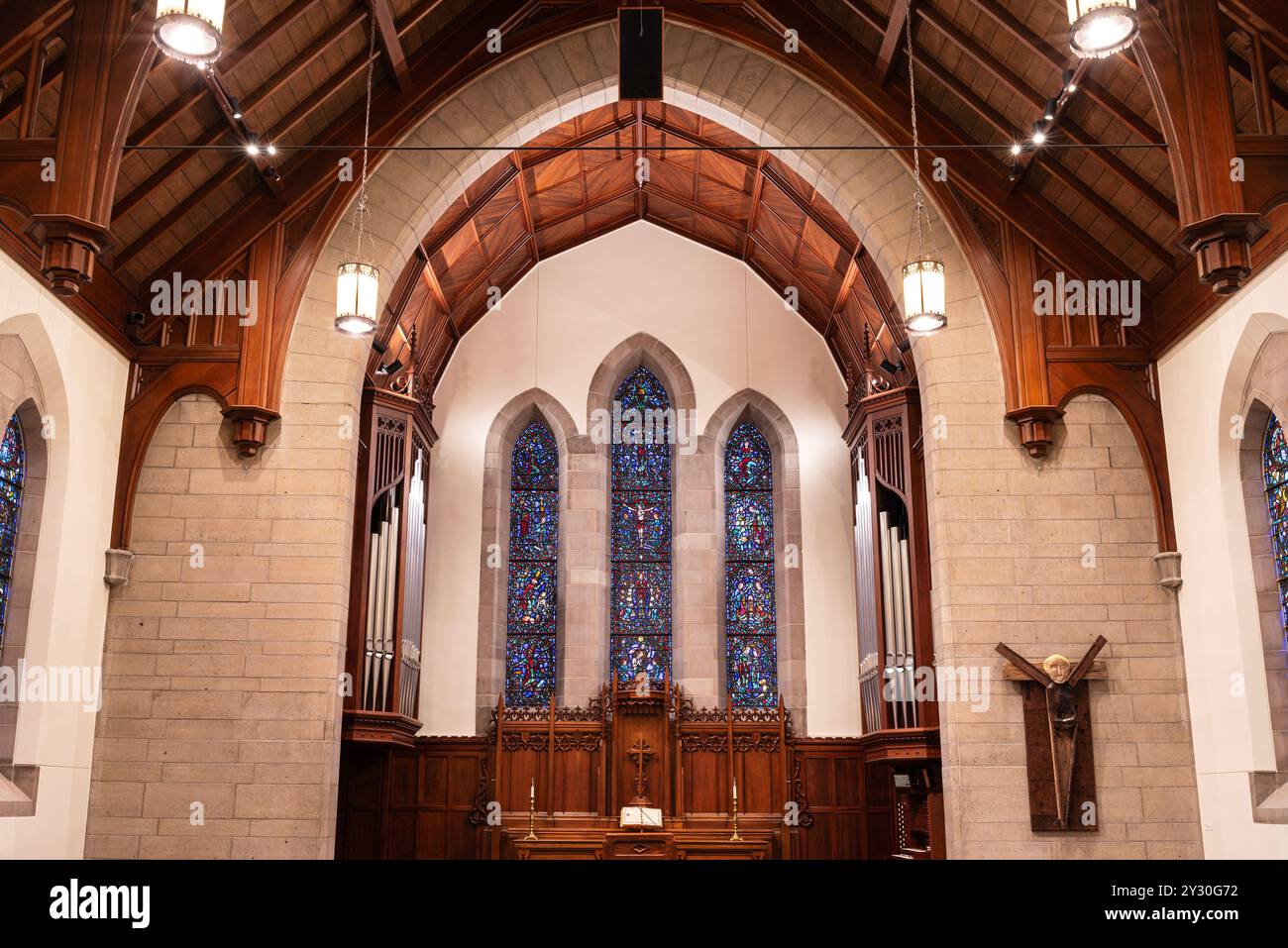 Mpls, MN - May 18, 2024: Interior of historic Westminster Presbyterian ...