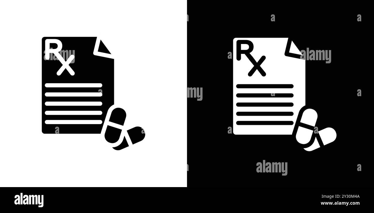 RX icon icon vector logo set collection or bundle pack group Stock ...
