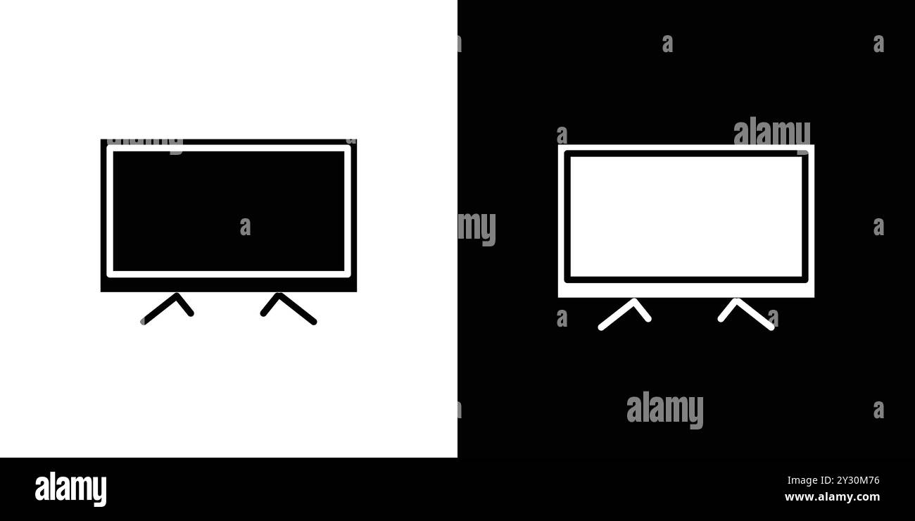 smart Television icon vector logo set collection or bundle pack group ...