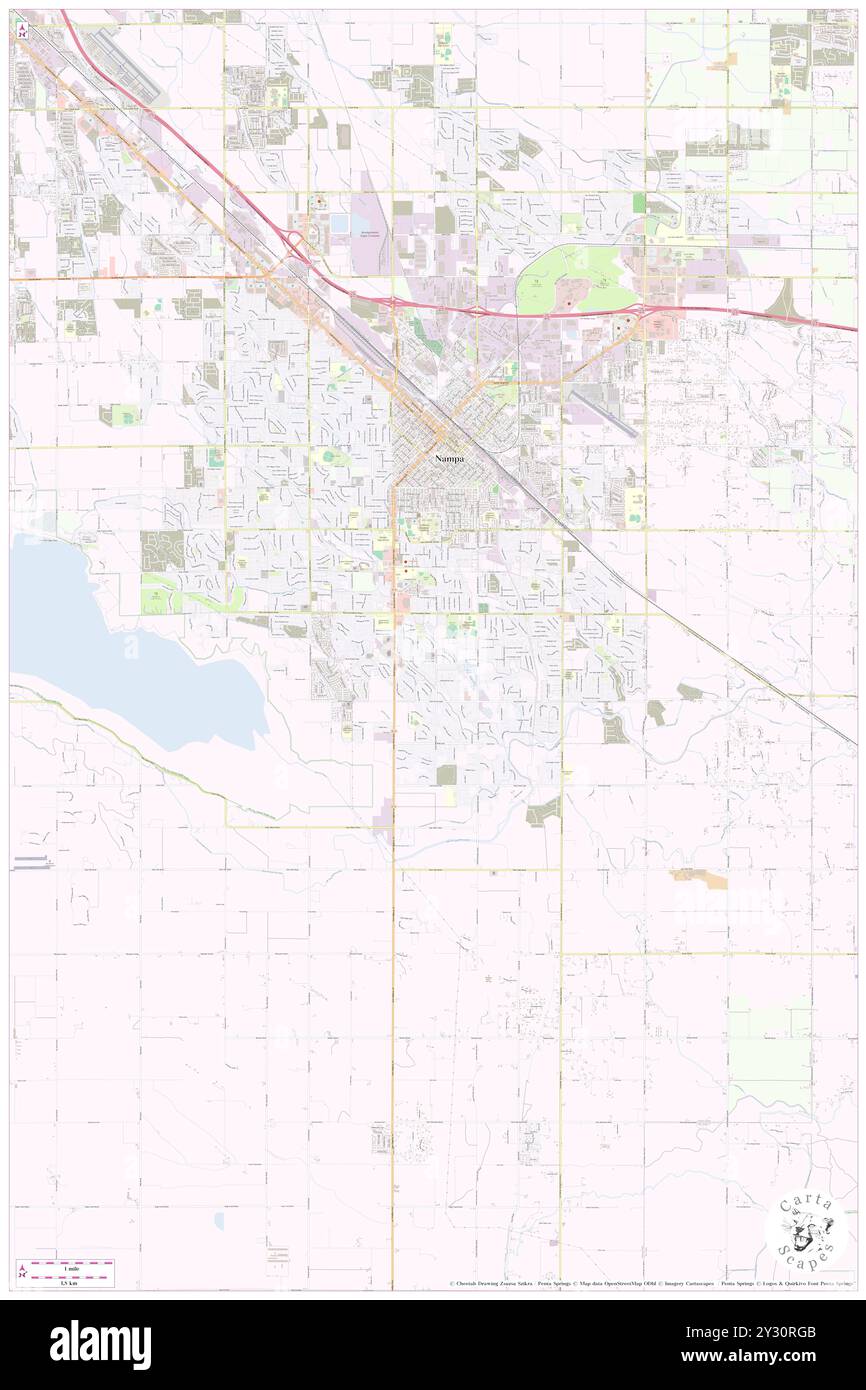 Nampa idaho map Cut Out Stock Images & Pictures - Alamy