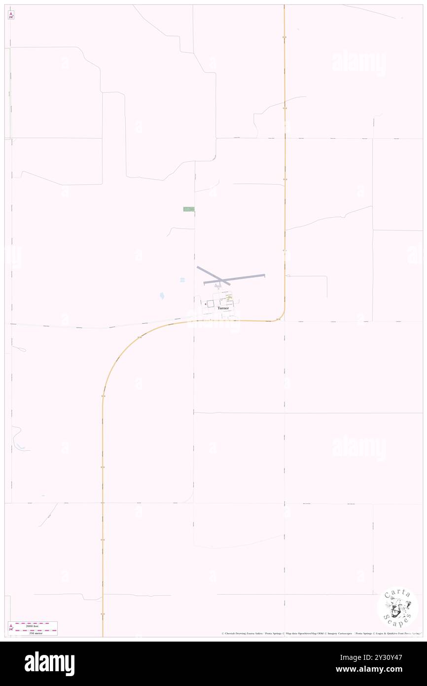 Turner, Blaine County, US, United States, Montana, N 48 50' 37'', S 108 24' 25'', map, Cartascapes Map published in 2024. Explore Cartascapes, a map revealing Earth's diverse landscapes, cultures, and ecosystems. Journey through time and space, discovering the interconnectedness of our planet's past, present, and future. Stock Photo