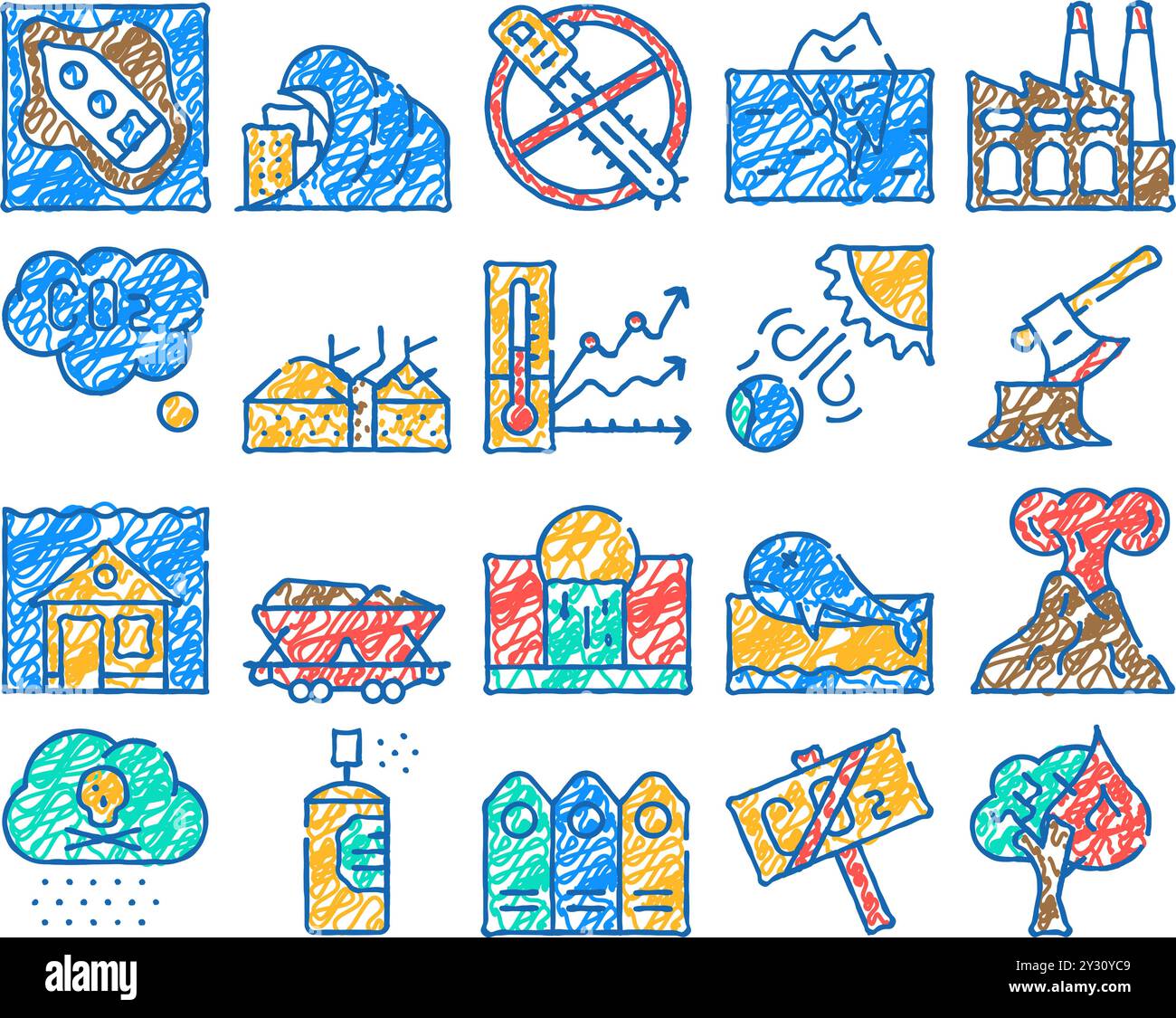 Acid pollution fish Stock Vector Images - Alamy