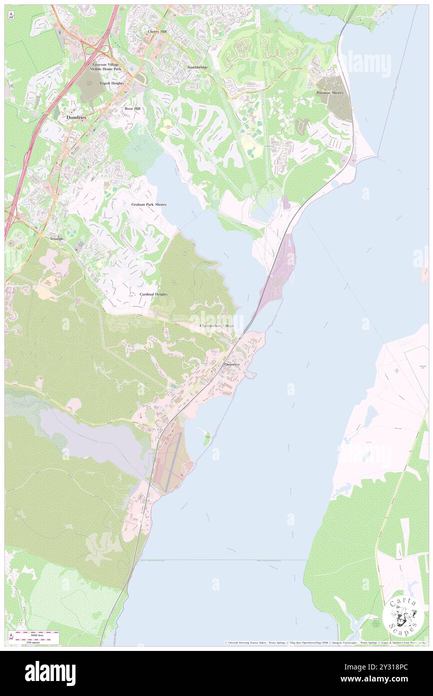 Chamberlain Village, Prince William County, US, United States, Virginia, N 38 31' 44'', S 77 17' 40'', map, Cartascapes Map published in 2024. Explore Cartascapes, a map revealing Earth's diverse landscapes, cultures, and ecosystems. Journey through time and space, discovering the interconnectedness of our planet's past, present, and future. Stock Photo