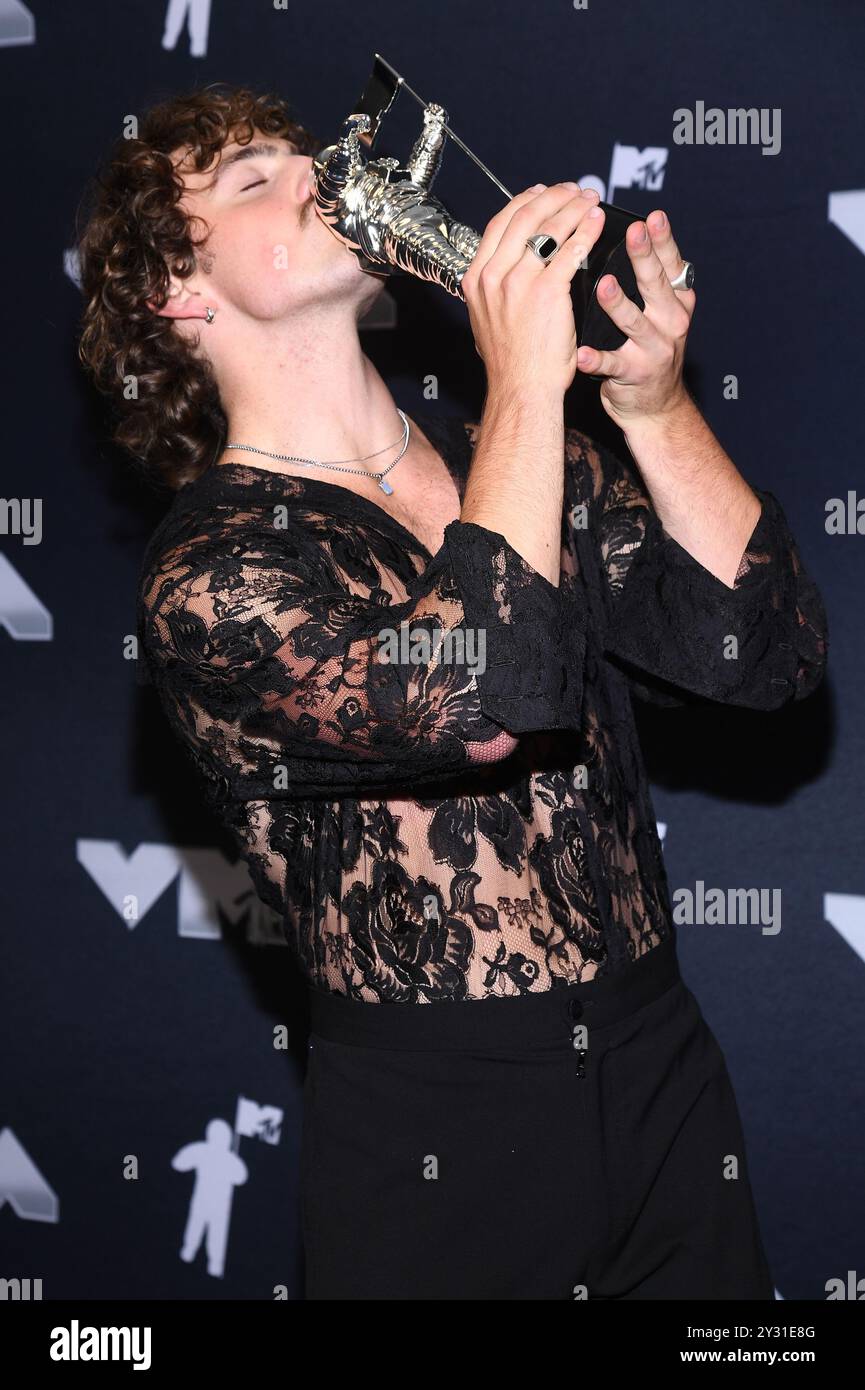 New York Usa 11th Sep 2024 Benson Boone Poses At The Mtv Video