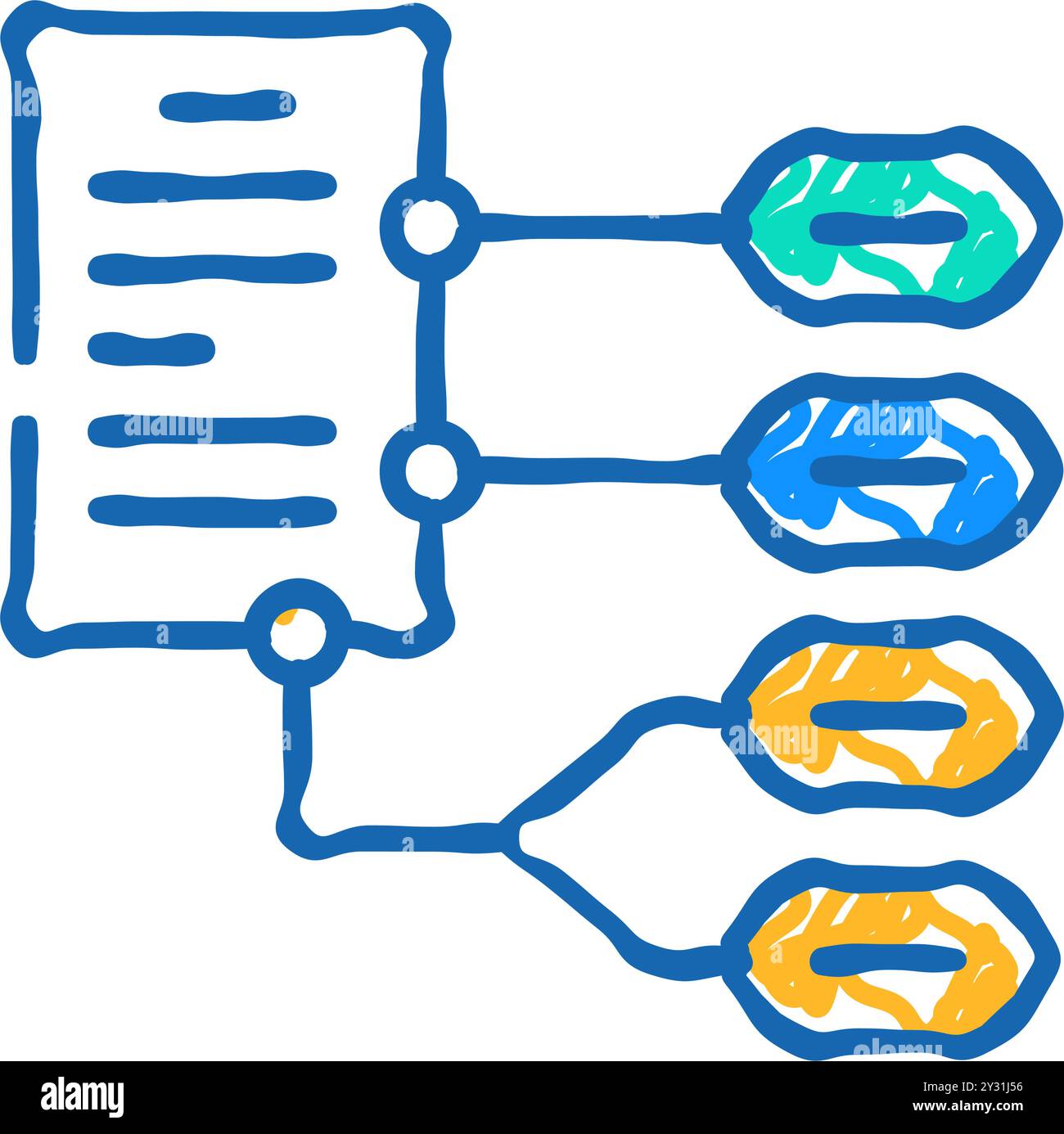 report research icon doodle illustration Stock Vector Image & Art - Alamy