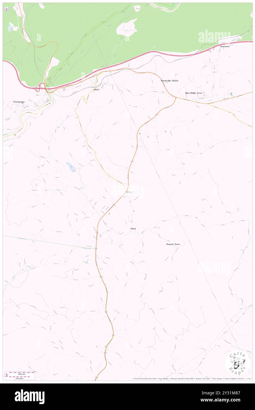 Avon, Nelson County, US, United States, Virginia, N 37 59' 59'', S 78 49' 35'', map, Cartascapes Map published in 2024. Explore Cartascapes, a map revealing Earth's diverse landscapes, cultures, and ecosystems. Journey through time and space, discovering the interconnectedness of our planet's past, present, and future. Stock Photo