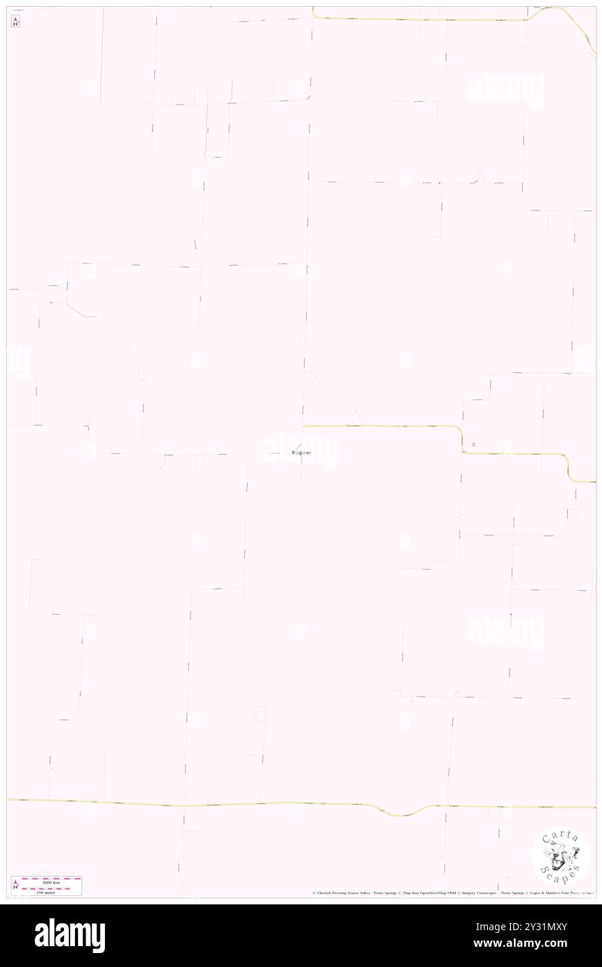 Wagoner, Cedar County, US, United States, Missouri, N 37 40' 14'', S 93 55' 31'', map, Cartascapes Map published in 2024. Explore Cartascapes, a map revealing Earth's diverse landscapes, cultures, and ecosystems. Journey through time and space, discovering the interconnectedness of our planet's past, present, and future. Stock Photo