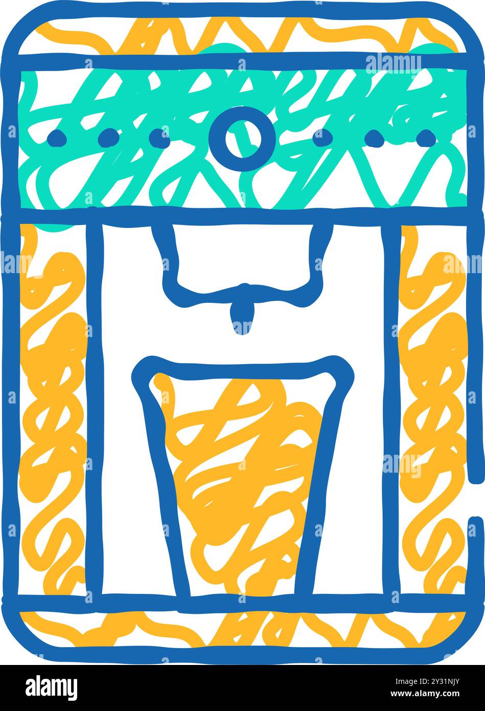 coffee machine icon doodle illustration Stock Vector Image & Art - Alamy