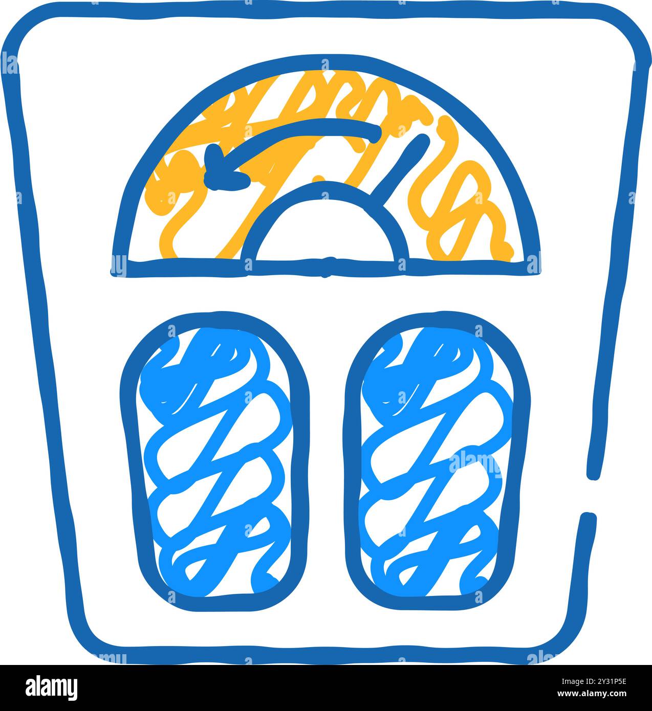 lost weight sign icon doodle illustration Stock Vector Image & Art - Alamy