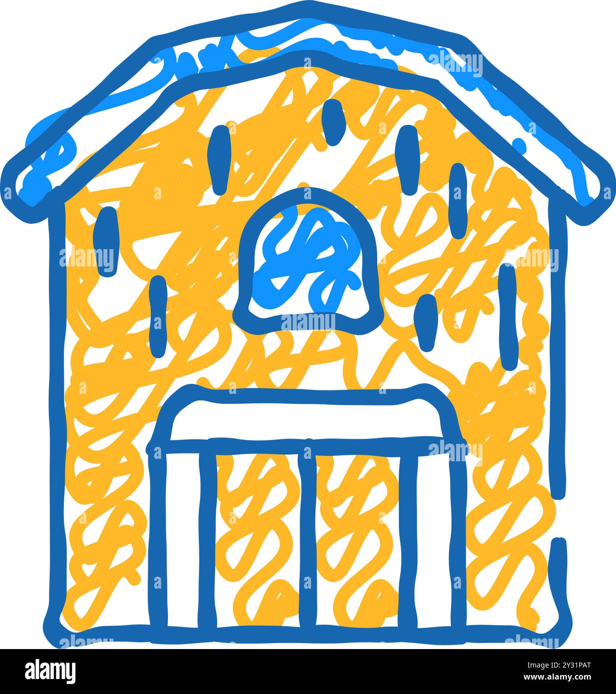 barn building icon doodle illustration Stock Vector Image & Art - Alamy