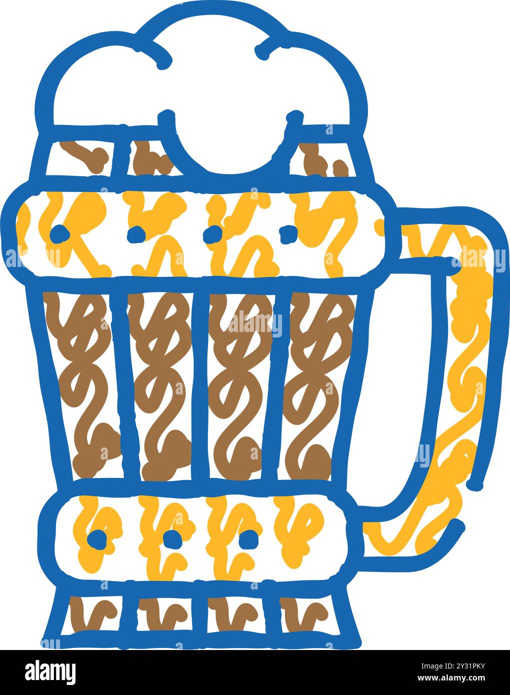beer cup icon doodle illustration Stock Vector Image & Art - Alamy