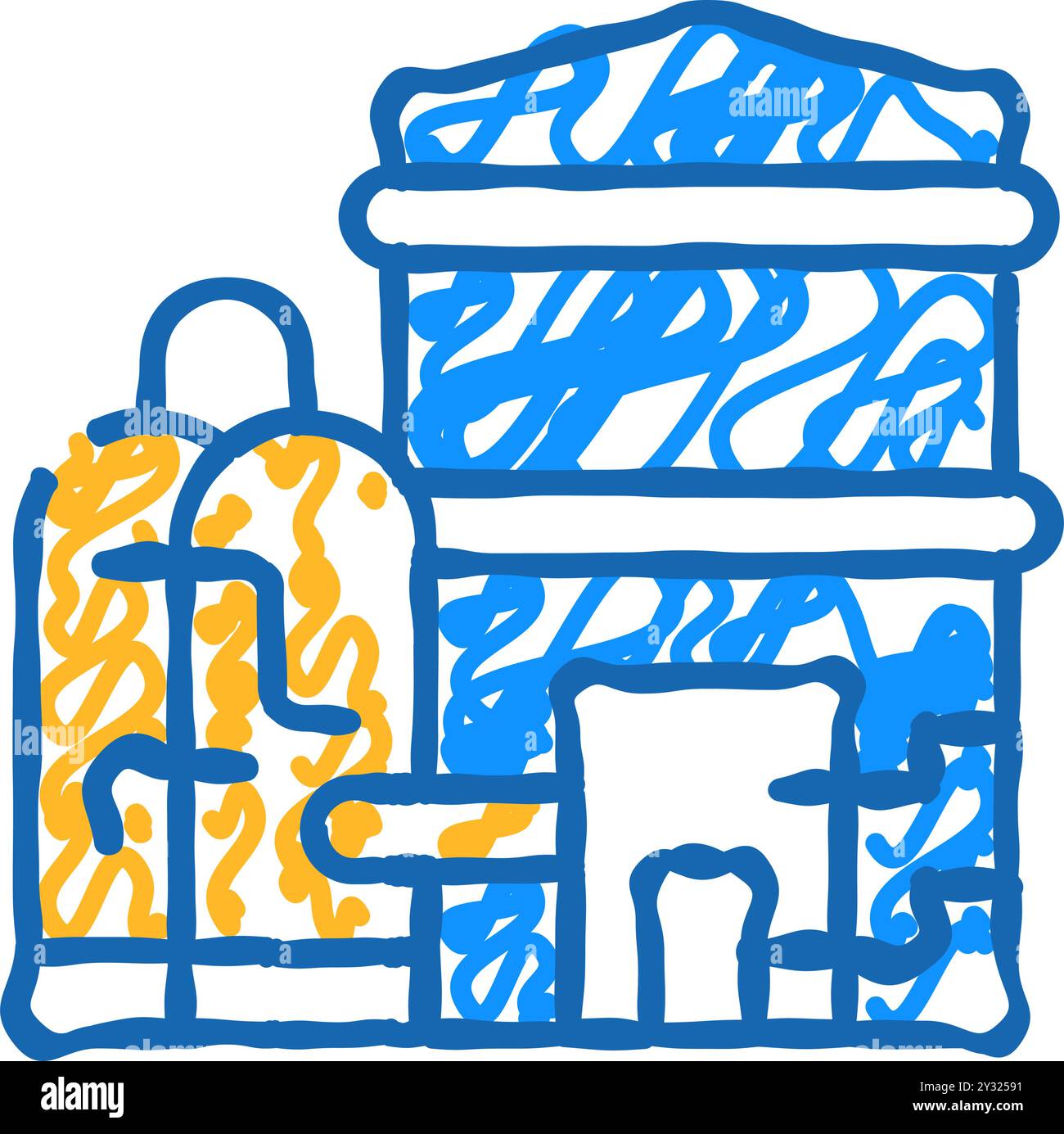 production factory bio fuel icon doodle illustration Stock Vector Image ...