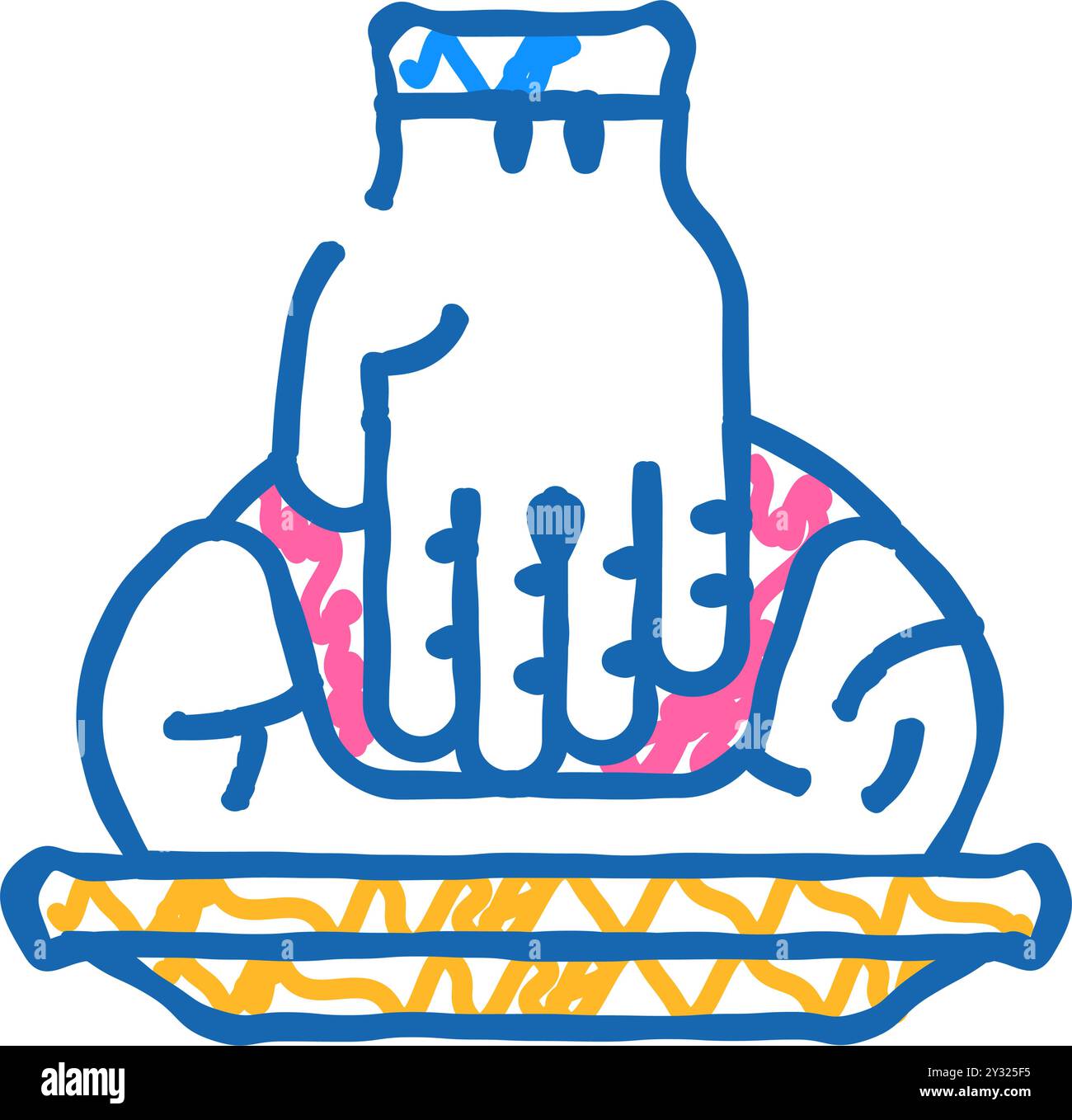 hand making pot icon doodle illustration Stock Vector Image & Art - Alamy