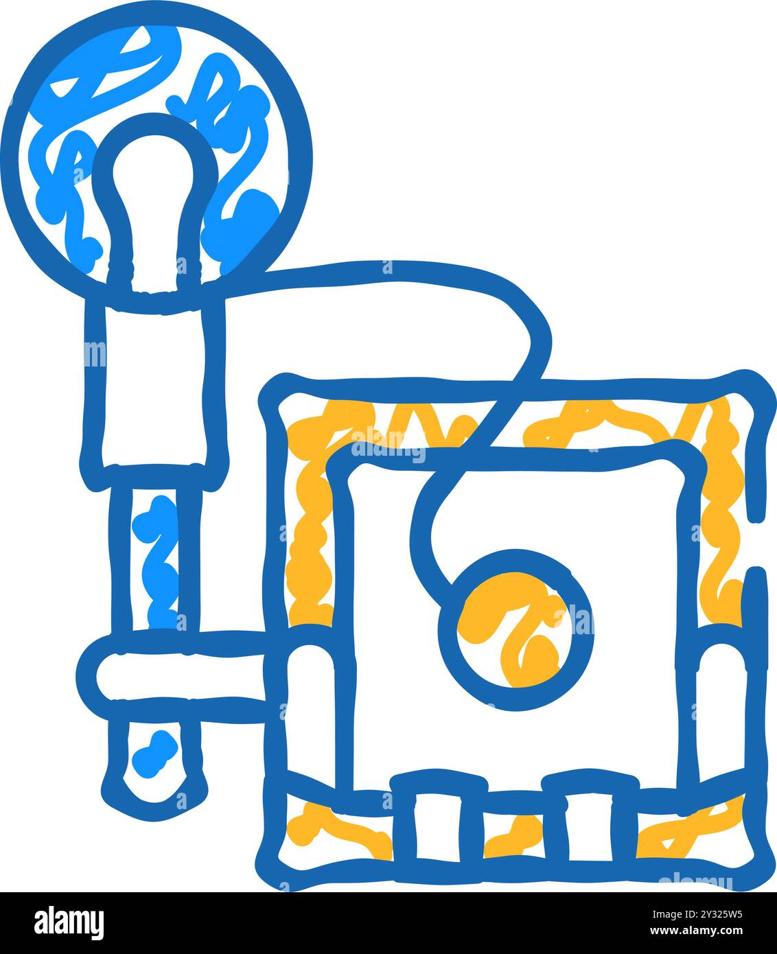 vintage photo camera icon doodle illustration Stock Vector Image & Art ...