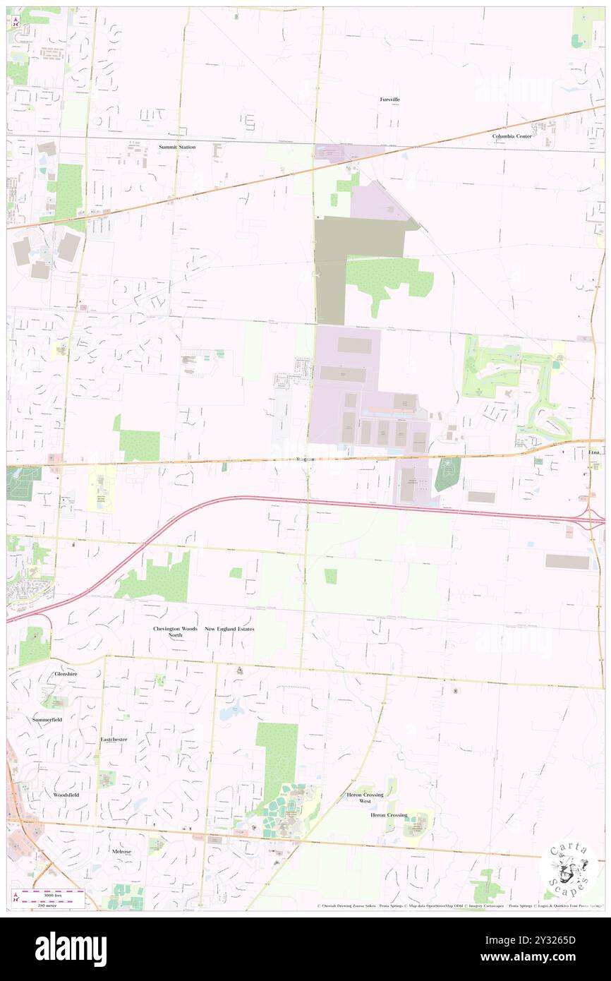 Wagram, Licking County, US, United States, Ohio, N 39 57' 24'', S 82 43' 49'', map, Cartascapes Map published in 2024. Explore Cartascapes, a map revealing Earth's diverse landscapes, cultures, and ecosystems. Journey through time and space, discovering the interconnectedness of our planet's past, present, and future. Stock Photo