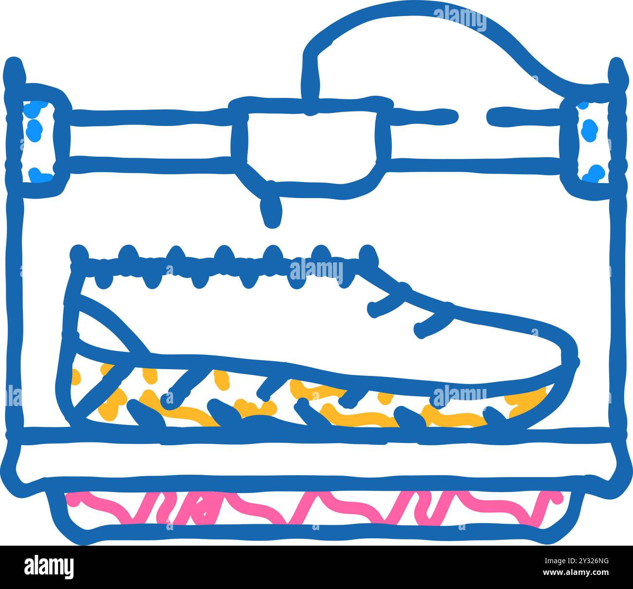 shoes 3d printing icon doodle illustration Stock Vector Image & Art - Alamy
