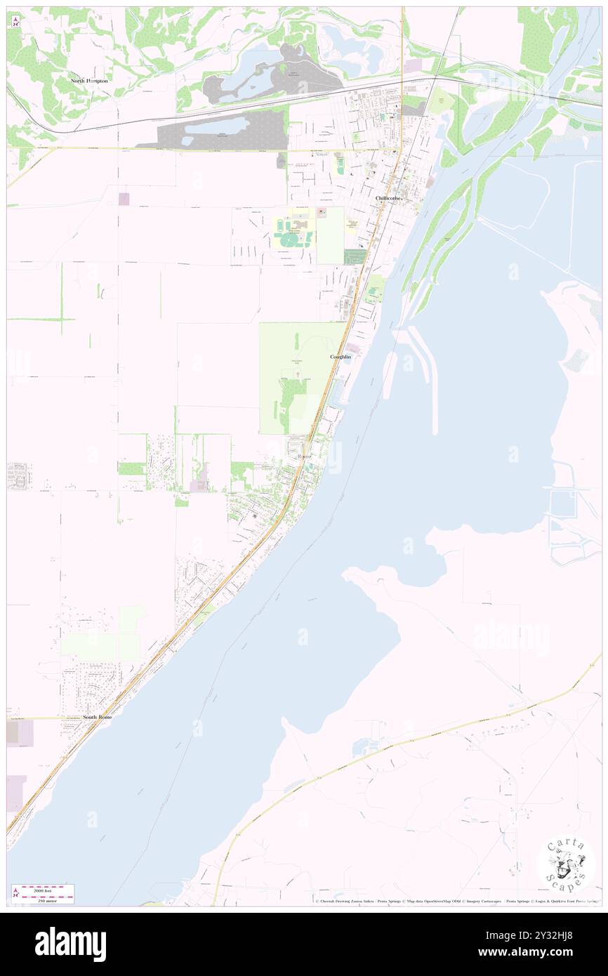 Rome, Peoria County, US, United States, Illinois, N 40 52' 59'', S 89 30' 9'', map, Cartascapes Map published in 2024. Explore Cartascapes, a map revealing Earth's diverse landscapes, cultures, and ecosystems. Journey through time and space, discovering the interconnectedness of our planet's past, present, and future. Stock Photo