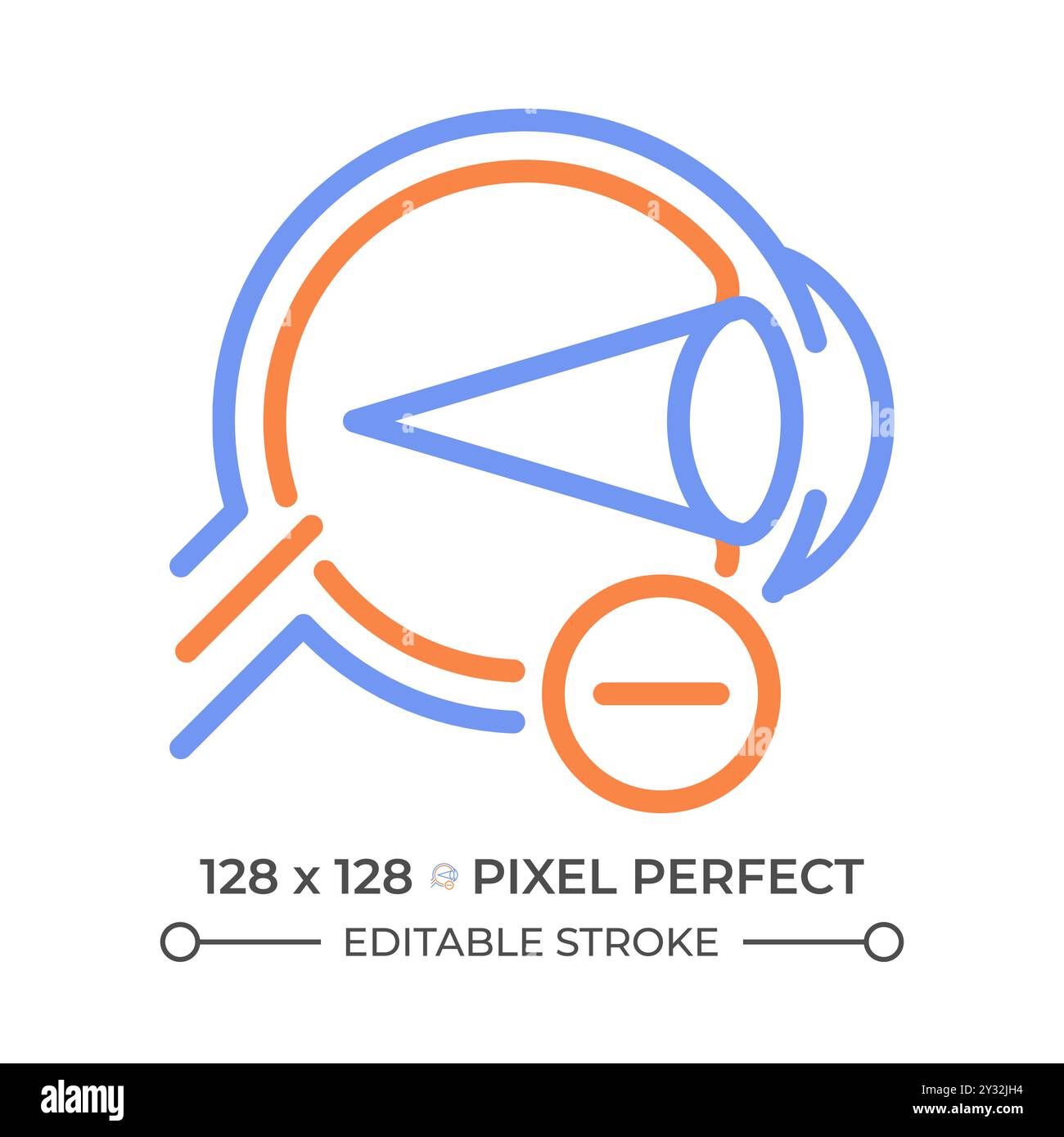 Myopia icon Stock Vector Images - Alamy