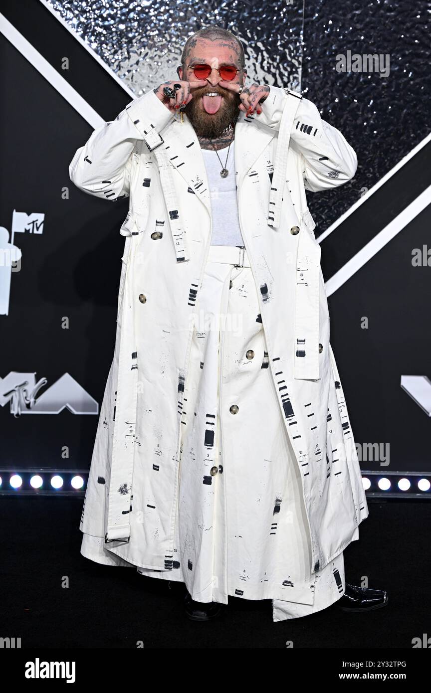 New York, USA. September 11th, 2024. Teddy Swims arriving at the 