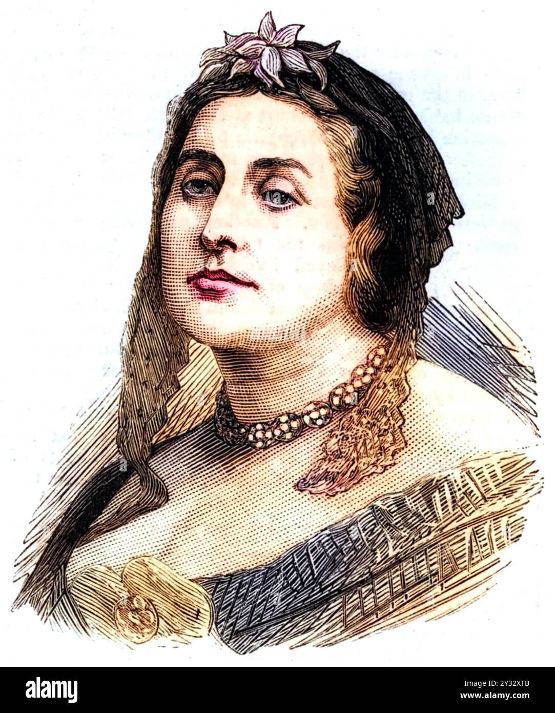 Caroline Elizabeth Sarah Norton geb. Sheridan 1808 1877 englische Dichterin, Romanautorin und Pamphletistin. Aufgrund der Misshandlungen durch ihren E Stock Photo