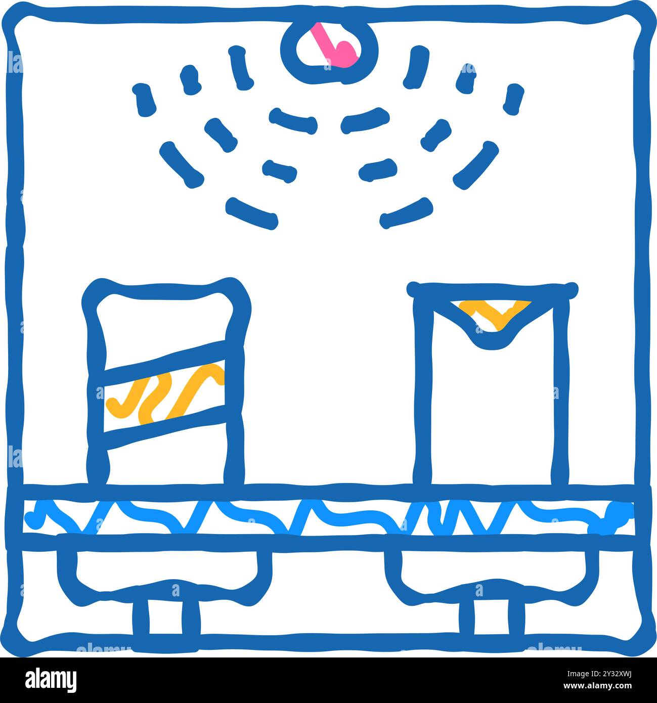 sensor on shelves icon doodle illustration Stock Vector Image & Art - Alamy