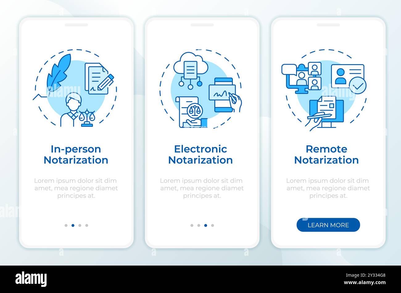 Remote notarization hi-res stock photography and images - Alamy