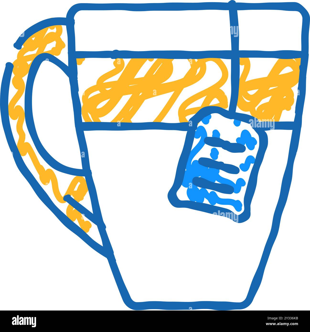 cup tea icon doodle illustration Stock Vector Image & Art - Alamy