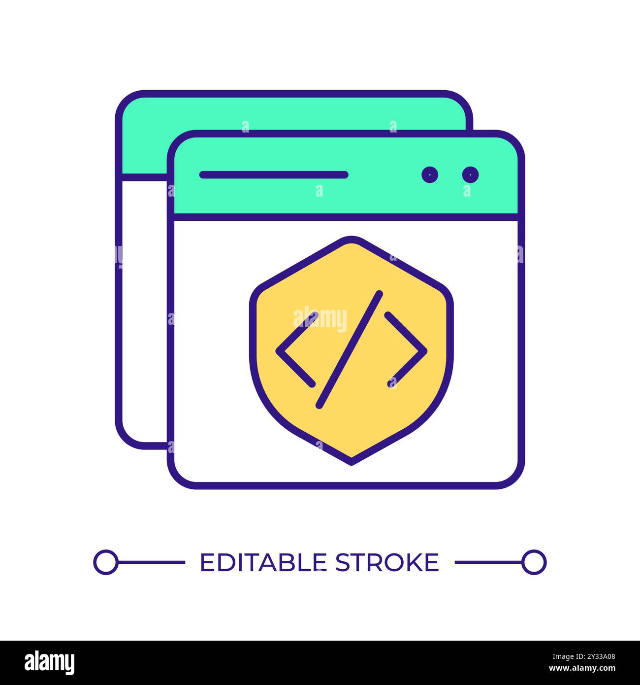RASP RGB color icon Stock Vector