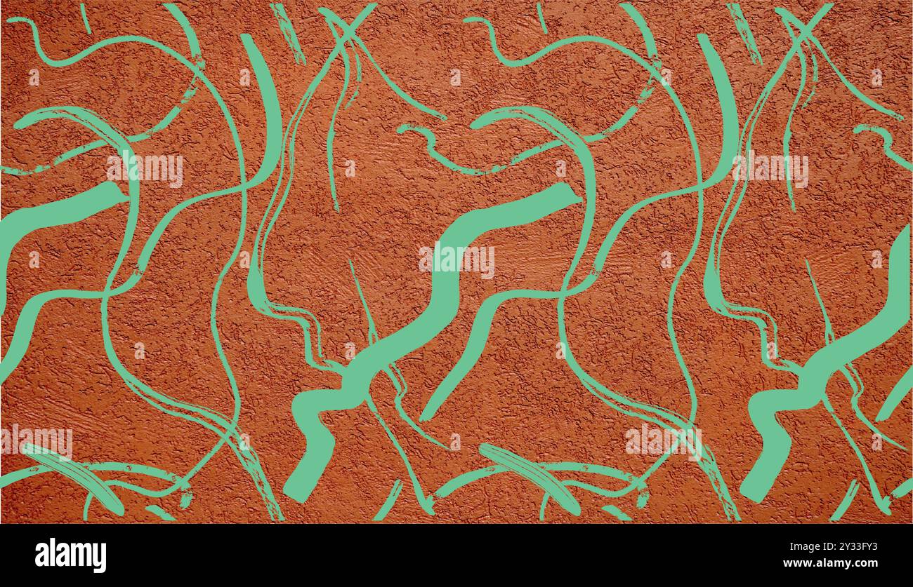 wallpaper design art and printable Stock Vector