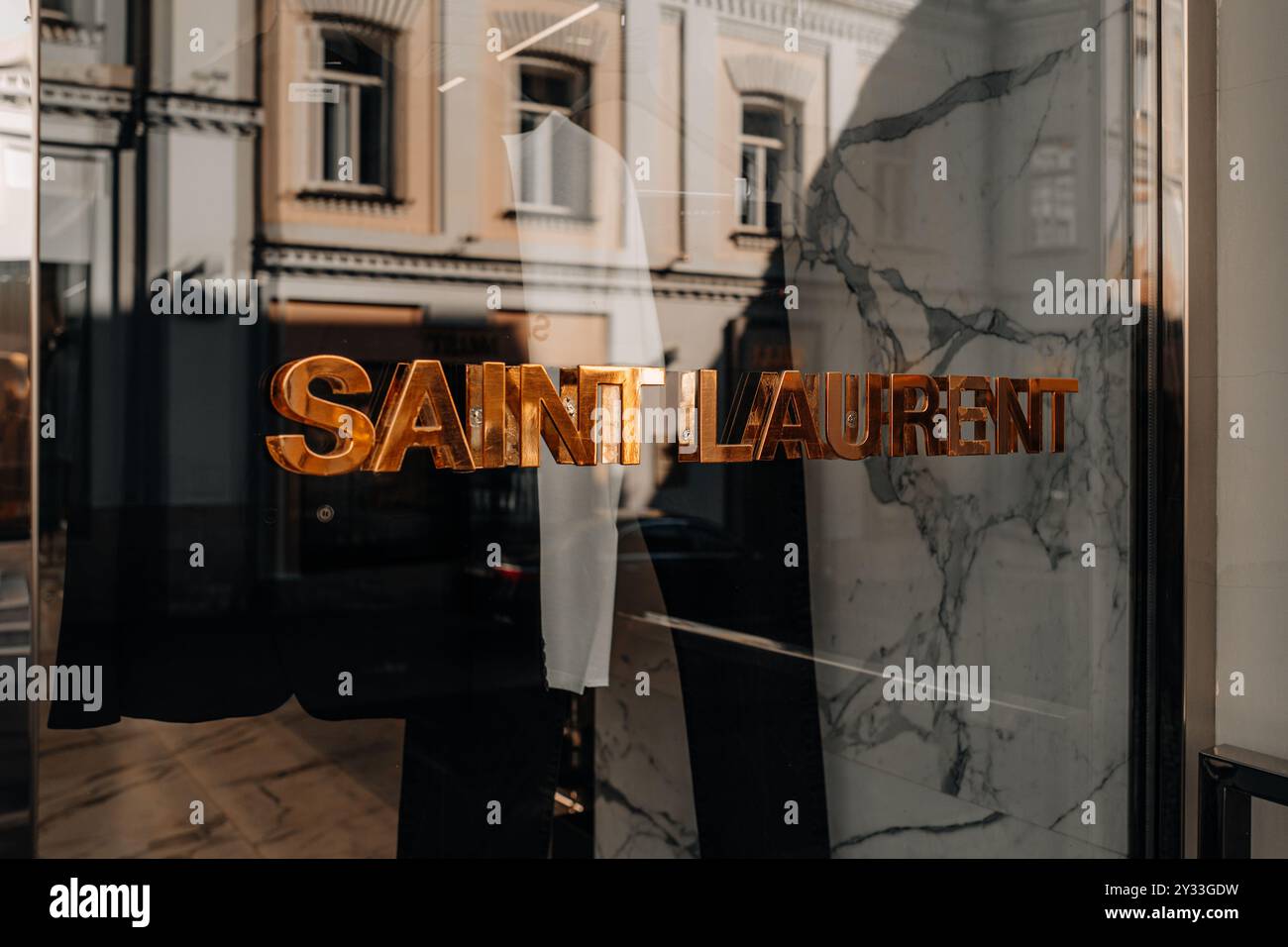 Yves saint laurent logo hi-res stock photography and images - Alamy