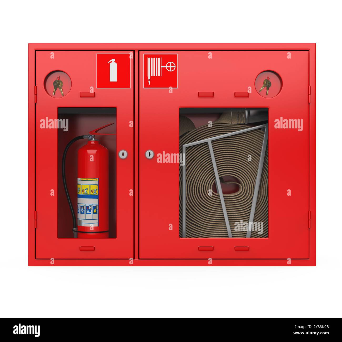 Fire safety box Cut Out Stock Images Pictures Alamy