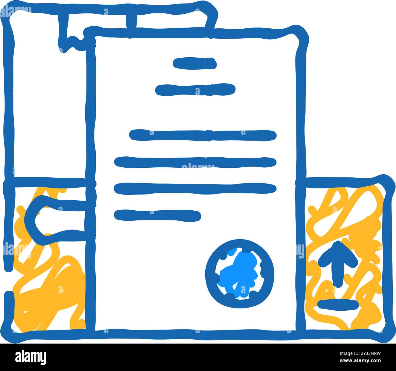 documentation wholesale icon doodle illustration Stock Vector Image ...