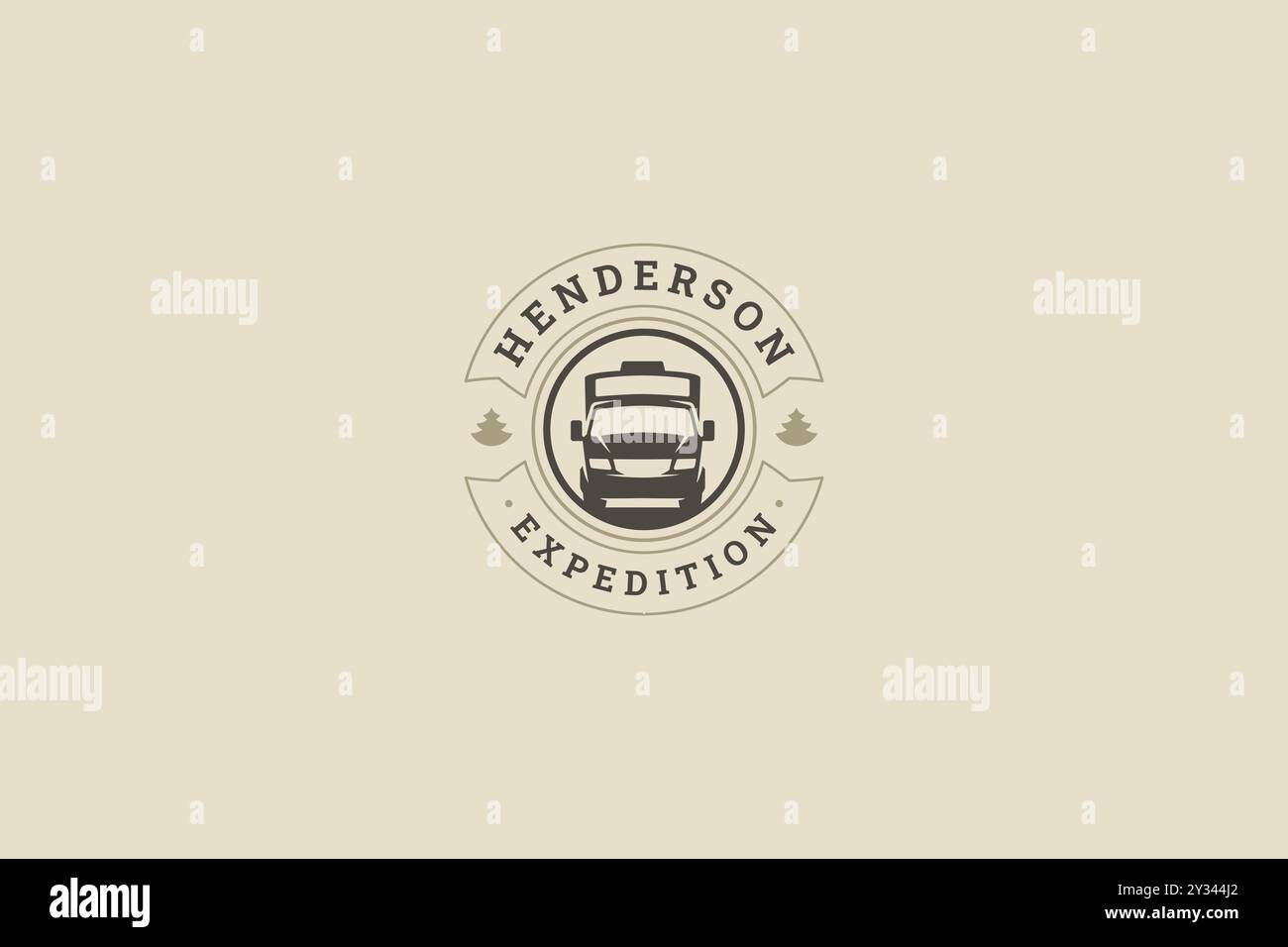 Vintage camper ad Stock Vector Images - Alamy