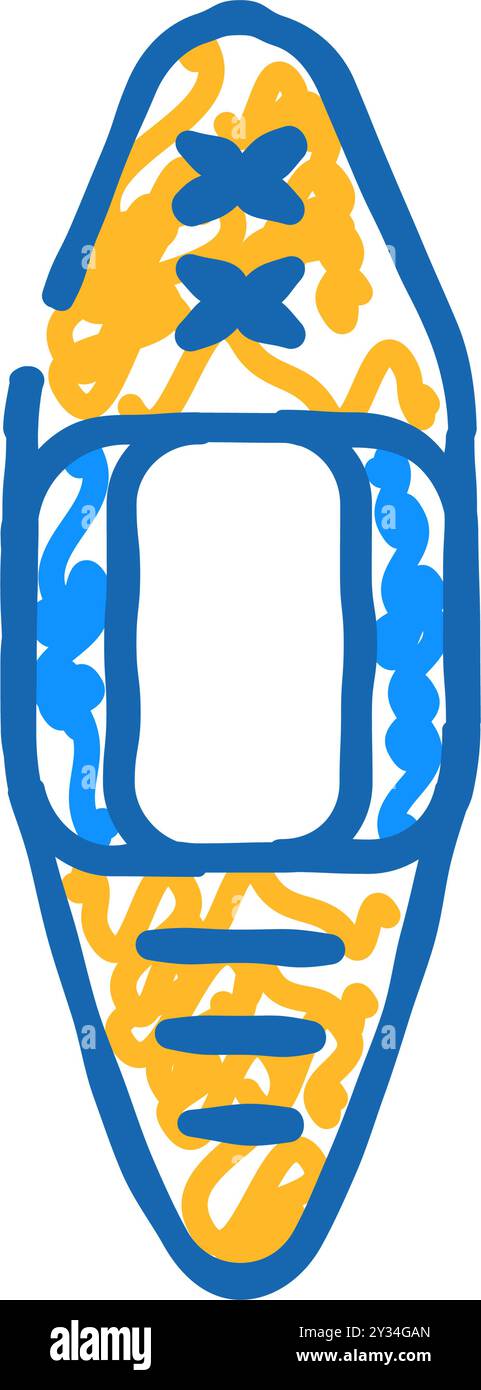 kayak water sport icon doodle illustration Stock Vector Image & Art - Alamy