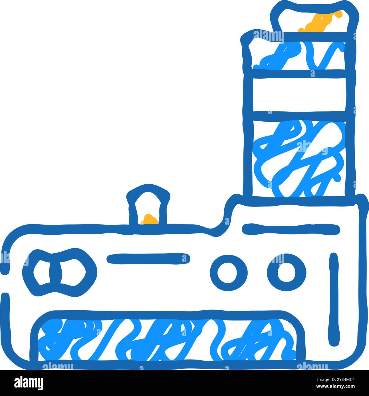 battery pack icon doodle illustration Stock Vector Image & Art - Alamy