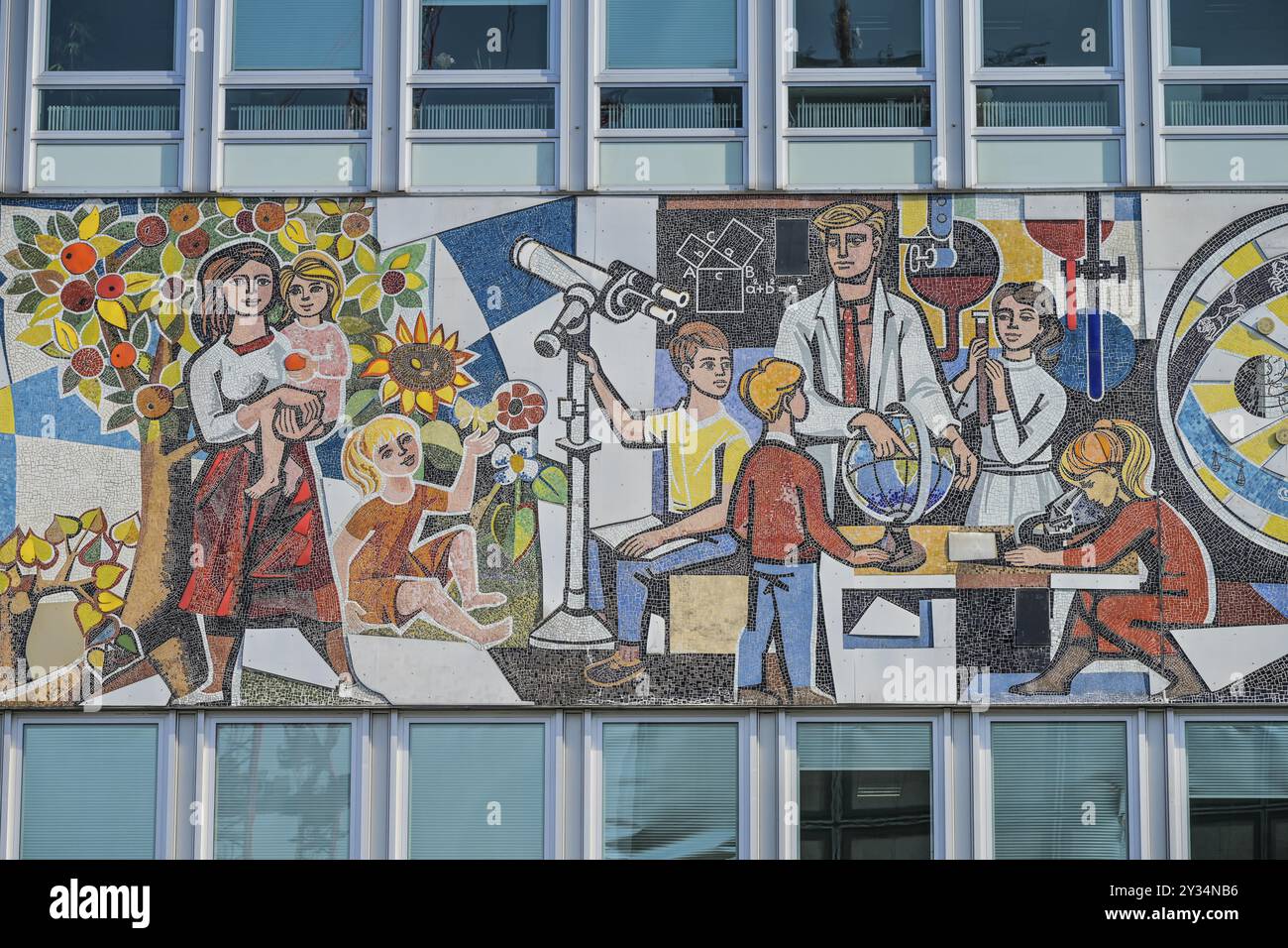 House of the Teacher, Otto-Braun-Strasse, Mitte, Berlin, Germany, Europe Stock Photo