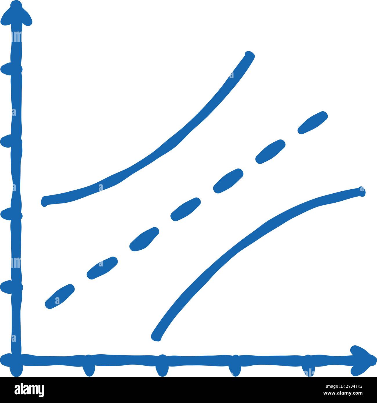 linear regression icon doodle illustration Stock Vector Image & Art - Alamy